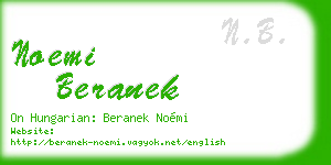 noemi beranek business card